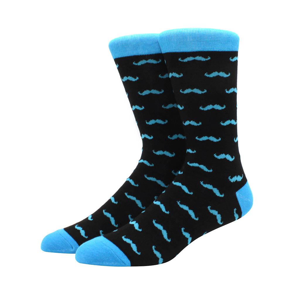 New Hiphop Cotton Men Socks Harajuku Happy Funny Animal Flamingo Penguin Chili Dress Socks for Male Wedding Christmas Gift