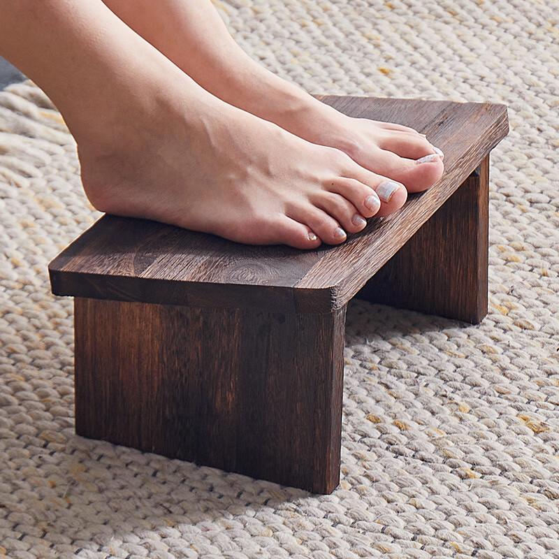Youshu Solid Wood Under-Desk Footrest