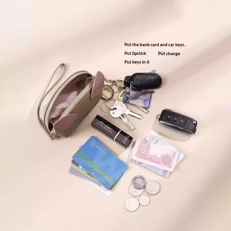 Pu Leather Cartoon Cute Little Pig Storage Coin Purse Mini Clutch Earphone Bag Gifts