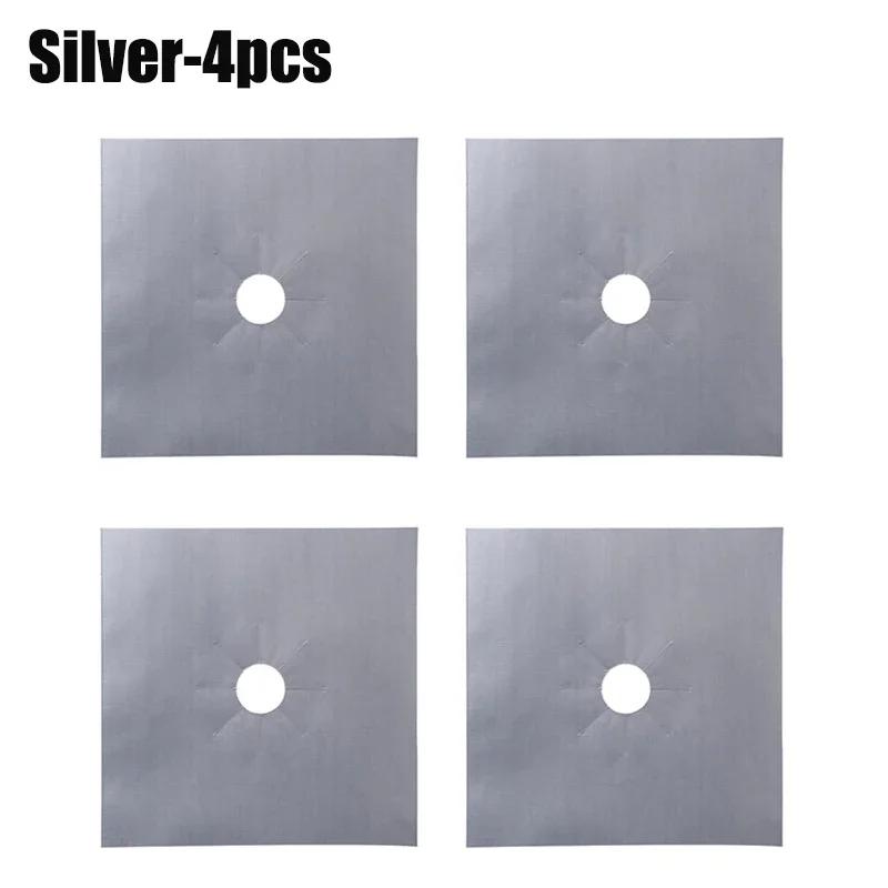 12 bucăți de protecție pentru aragaz cu gaz Bucătărie huse reutilizabile pentru arzător Protector covoraș pentru curățare capac de căptușeală protectori de sus pentru aragaz cu gaz