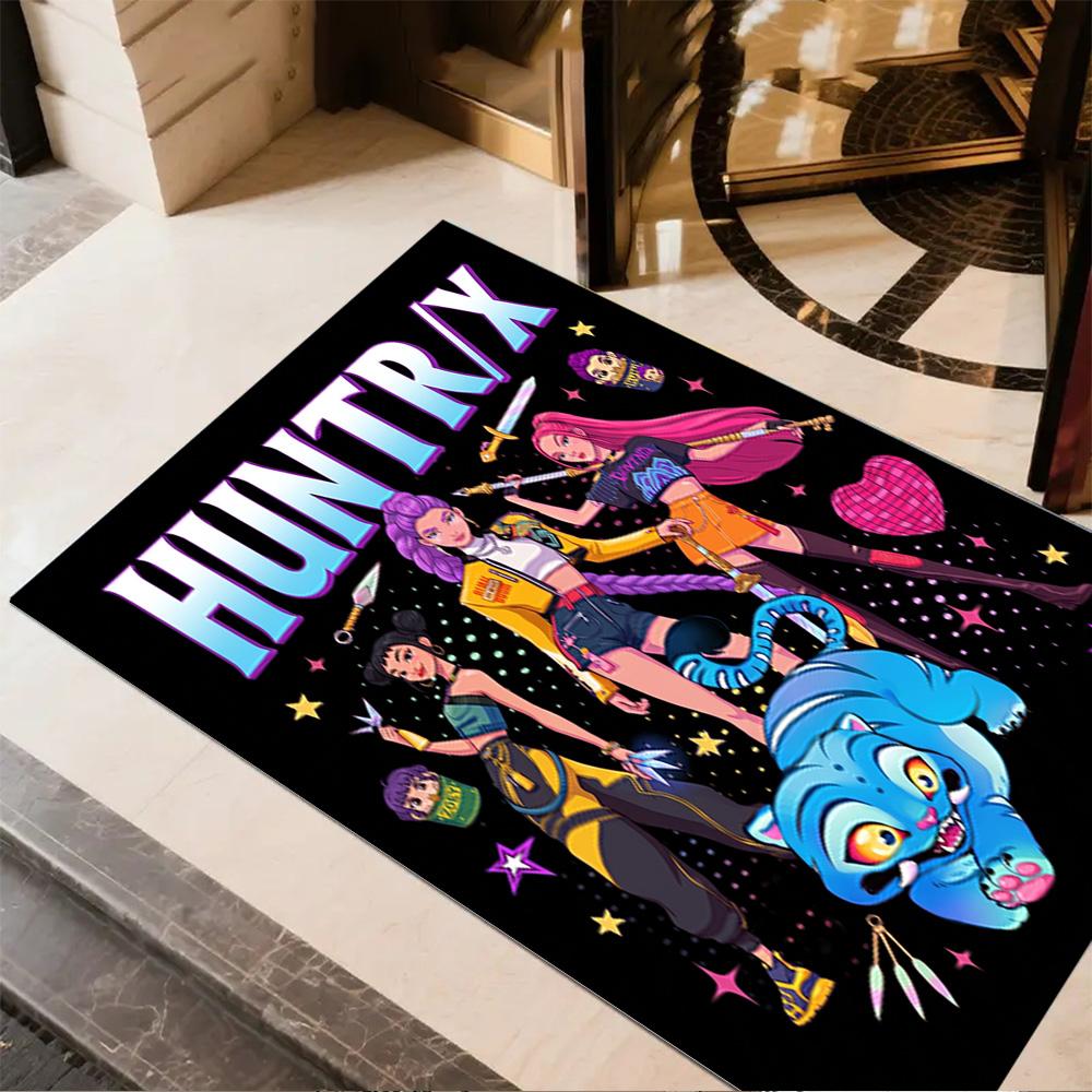 Huntrx Team Adventure Floor Mat Perfect for Bedrooms Dining Room Balcony Dormitory Anti-slip Rug Decorate Offices Birthday/Christmas Gift