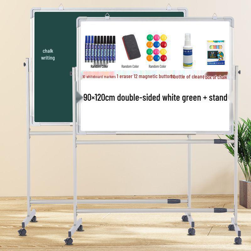 Mobiler zweiseitiger magnetischer Whiteboard-Ständer für Zuhause, Büro oder den Unterricht