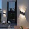 Waterproof IP65 LED Wall Lamp Aluminum Patio Wall Lights Outdoor Wall Lamp  Exterior Wall Mount