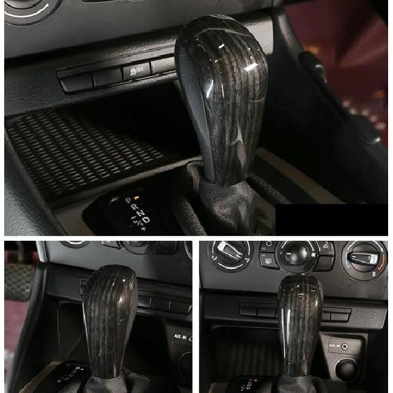 Black Wood Grain 2010-2013 Central Console Gear Shift Knob Cover For BMW X1 E84