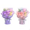 Crochet Flower Bouquet ,Artificial Flowers, Handmade, Knitted Tulips Mother's Day Decoration for