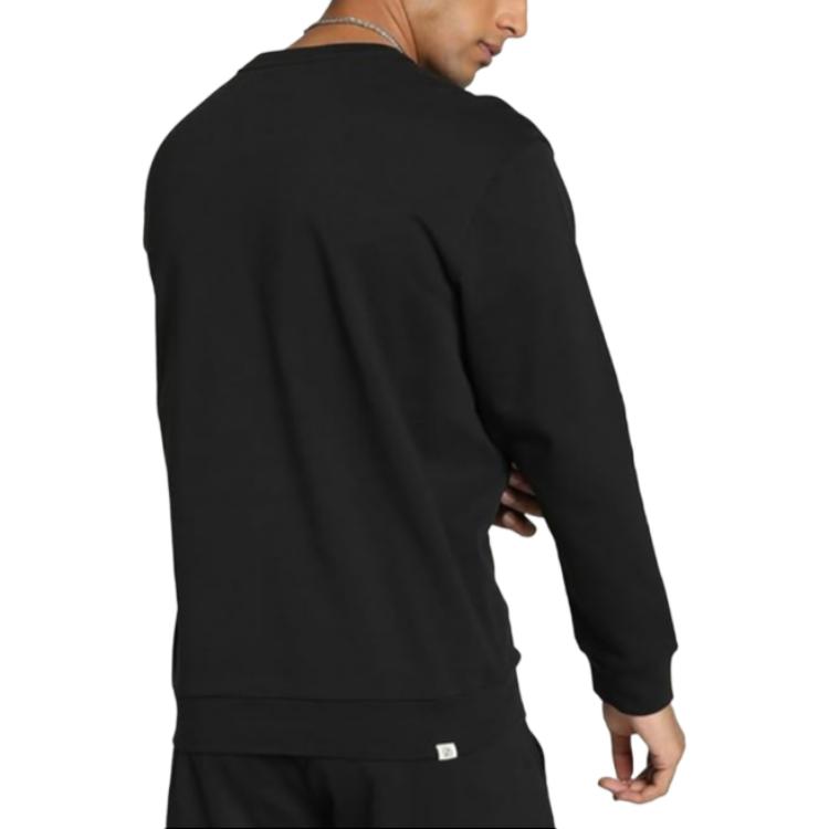 Puma Better Sportswear Sweat-shirt à col rond respirant couleur unie Homme sweat-shirt Noir 686327-01