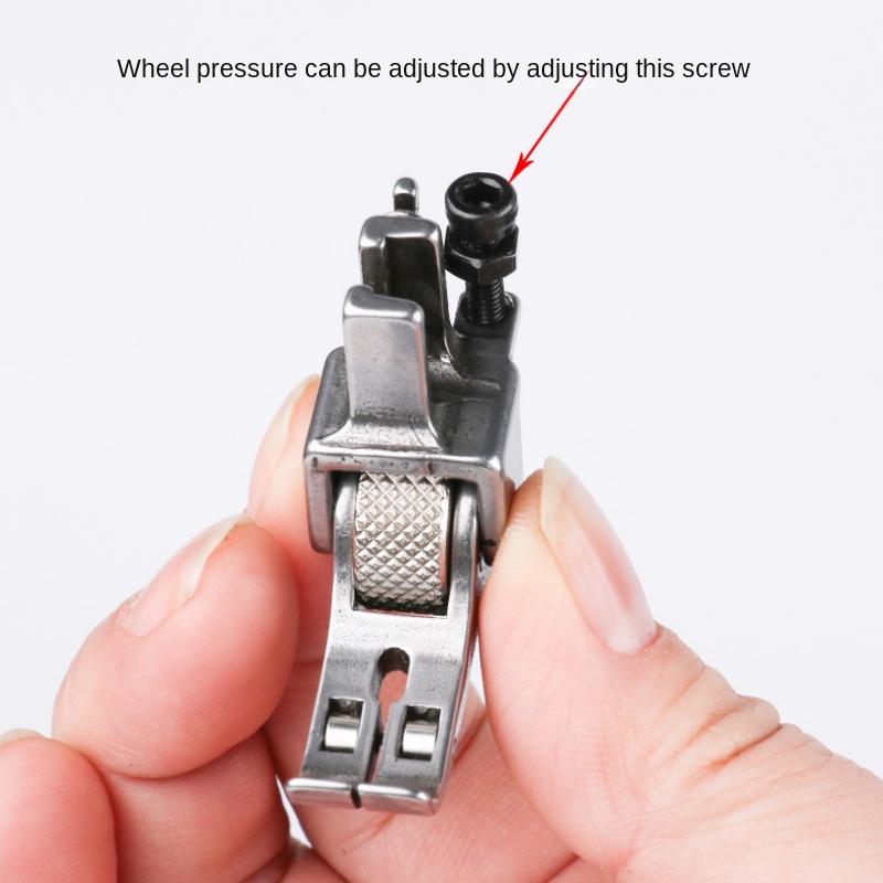 Νέο Ρυθμιζόμενο Πόδι Πιεστήρα Ρολού για Κορδόνι/Κανονικό/Φερμουάρ #T3 Παγκόσμιο Πόδι Ρολού για Αξεσουάρ Βιομηχανικής Ραπτομηχανής