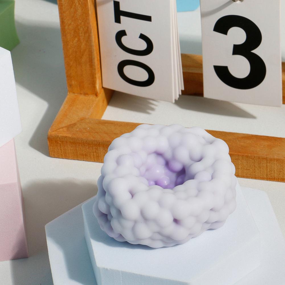 Flexible Vacuum Sand Squeeze Ball Grape Stress Ball Noisy Soothing Fidget Toy Office Desktop Decompression Gift