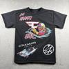 Vintage Stil Faze Clan 24 Karat Herrstorlek Liten Blekt Svart T-shirt #3401