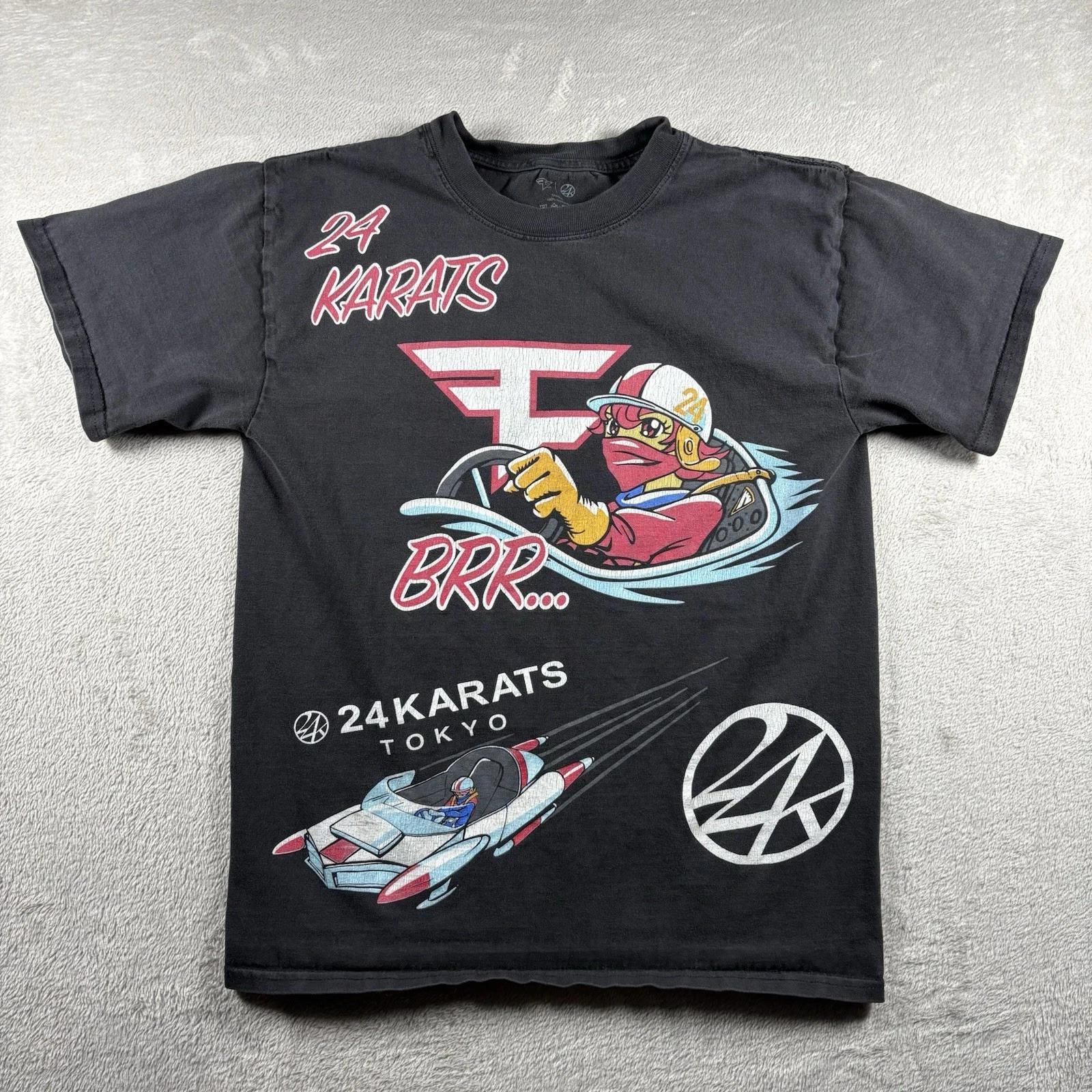 

Vintage Style Faze Clan 24 Karats Men’s Size Small Faded Black T Shirt #3401 3XL