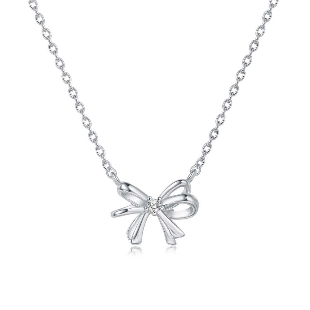 Westisland Ribbon Cubic Necklace (Select 1 Of 2)_Wi530N