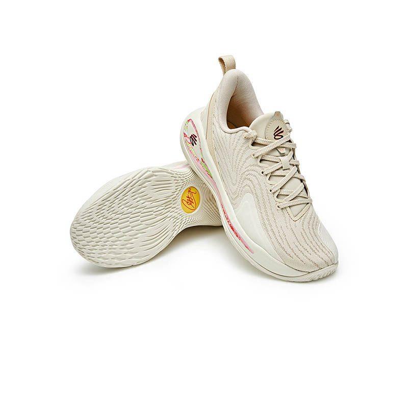 Under Armour Curry Flow 12 Pantofi de Baschet Copii Low top Bej Unisex 3028505-280