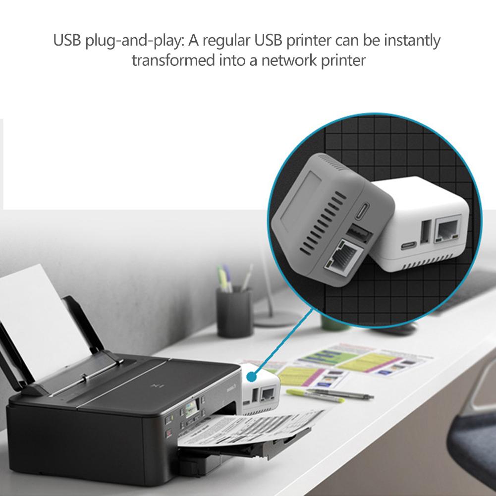 Mini NP330 Network USB 2.0 Print Server Network/WIFI/Bluetooth/Network Cloud/WIFI Cloud Printing Version Accessories