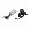 24 36 48V 350W Electric Bike Scooter Motor Controller with LH100 LCD Display Panel Thumb Throttle 2 in 1 Integrated
