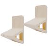 2 Pcs Shower Foot Rest for Shaving Legs No Drill Wall Mounted Triangular Anti Slip Shower Foot Pedal Holder