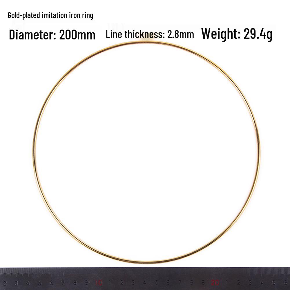 

Ловец снов Позолоченные кольца из железа и стальной проволоки, Разные размеры Imitation gold, 1 piece