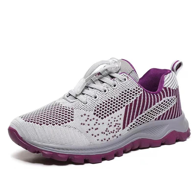 Fashion Large size Women's Shoes Fashion Soft Sole Anti-slip Mesh Lightweight Comfort Sneakers Shoes for Women Zapatos De Mujer 2024