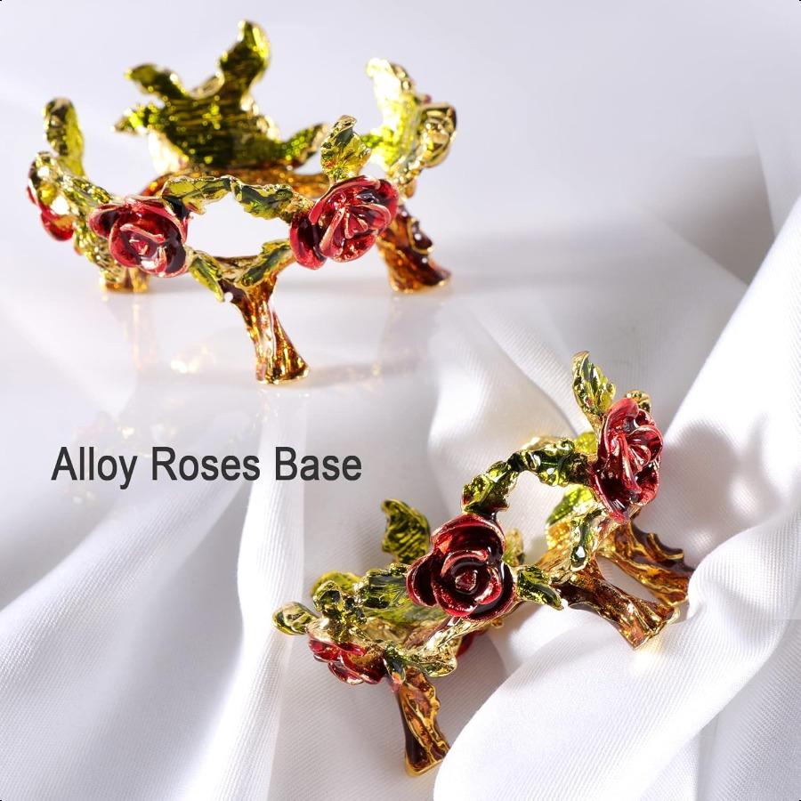 Glob de cristal 60MM Gravat 3D Mână Ținând o Cruce Figurine cu Suport de Trandafiri Rugăciune Cadouri Religioase pentru Femei Cadouri Creștine f