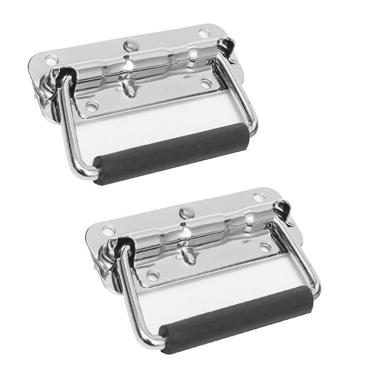 XK607 Folding Hidden Pull Handle 90 Degree Folding Carbon Steel Toolbox Handle 40-60KG XK607-110T