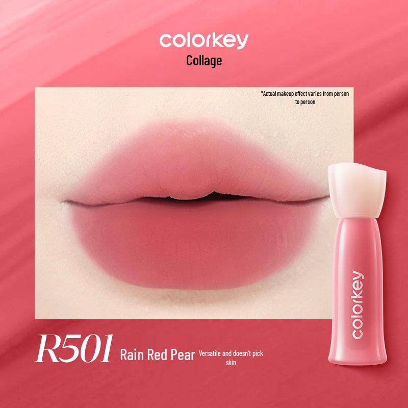 Colorkey Qixi Collection: Water Mist Lip Glaze - Non-Stick, Long-Lasting Lip Color for Women.