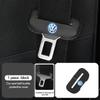 Valve Stems Caps Car Seat Belt Buckle Protector Scratch Resistant Accessories For Volkswagen VW Golf 4 5 6 7 Polo Jetta Sagitar LB0