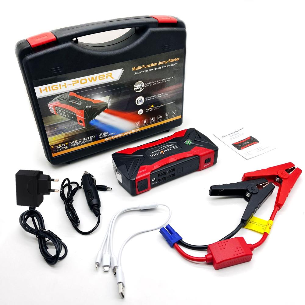 99800mAh 20000mAh Автомобильный пусковой агрегат 3000A пусковое устройство Портативный внешний аккумулятор пусковое устройство для автомобиля Статьи