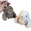 Handmade Faux Fur Little Rabbit Keychain: Cute Mink Plush Charm for Bags
