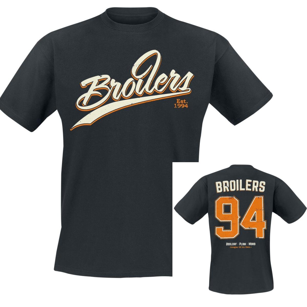 League of Its Own Broilers T-Shirt Herren Damen Vintage Metal Rockband Grafik-T-Shirt 100% Baumwolle Sommer Streetwear Oberteil S bunt