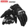 Motorcycle Gloves Waterproof Touch Screen Full Finger Gloves Protective Anti-fall Leather Carbon Fibre Non-slip Riding Gloves