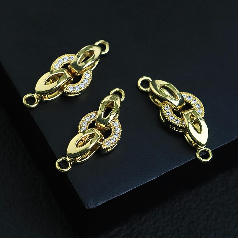 s Connector Clasp for Women Handmade DIY Jewelry Making Findings Fashion Pearl Necklace Bracelet Connector PJ0064