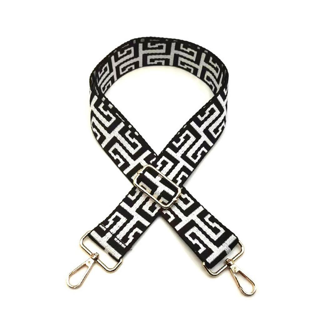 Regulowany Szeroki Pasek do Torby z Etnicznym Wzorem Trwały Etniczny Pasek do Torby Zamienny Etniczny Pasek na Ramię do Torby Trwały