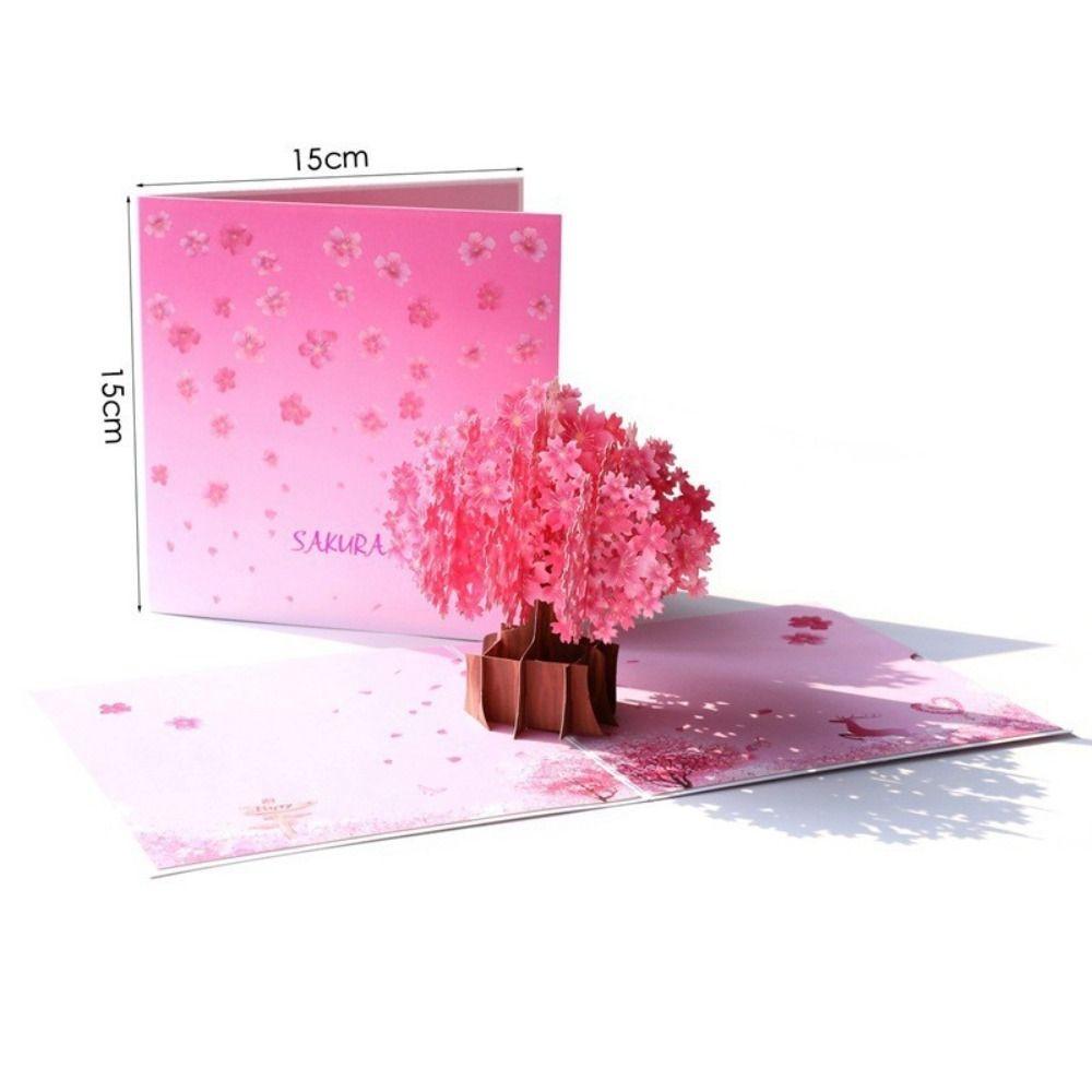 Handwriting Pop UP Greeting Cards Love Forever 3D Love Postcard  Birthday