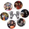 Short Halloween Ghost Gloves Halloween Cosplay Skeleton Performance Gloves Performance Prop Bones