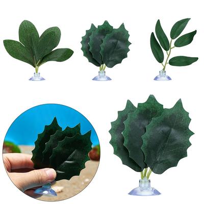 Spiel Ruhen Eiablage Blätter Hängematte Wasserpflanzen Aquarium Pflanzen Simulation Betta Blatt