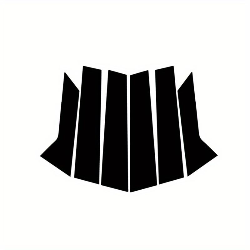 

6 шт. для Ford Mondeo MK5/MK V/Ford Fusion 2014-2022 стойки автомобиля глянцевый черный молдинг двери, окна, наклейки, аксессуары чёрный