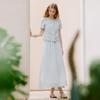 Women's Lace Embroidered Lyocell Blend Skirt Set