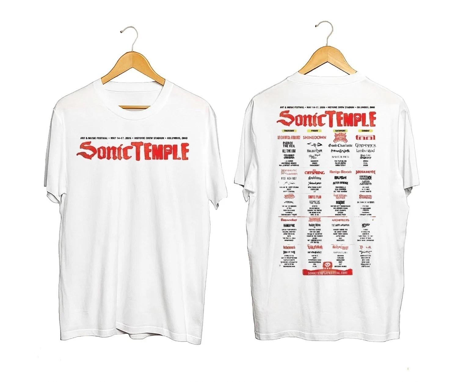 New!! Sonic Temple 2026 T-shirt XL