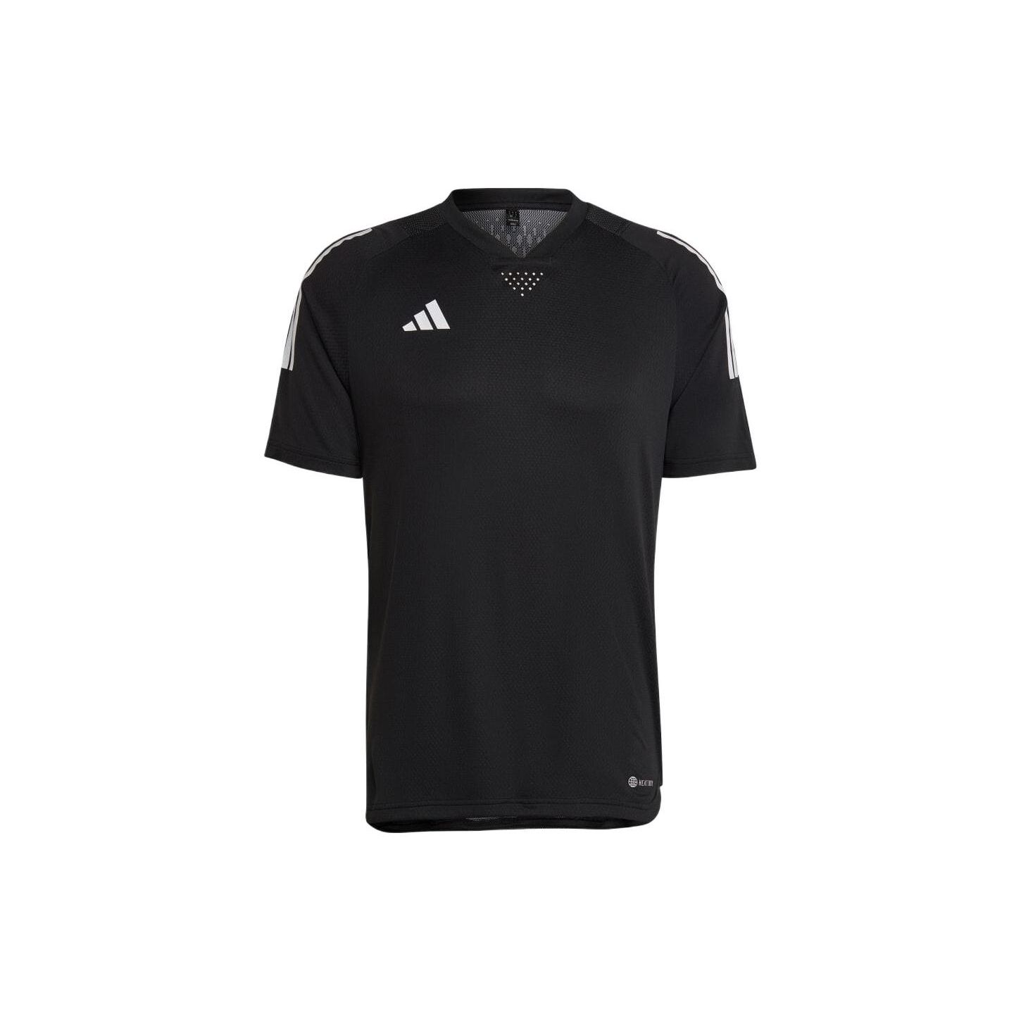 

Adidas Футболка мужская однотонная с V-образным вырезом и коротким рукавом, черная, HE3174 XXXL