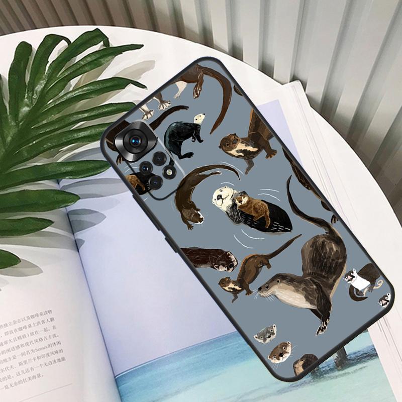 

Sea Otter Pattern Funda For Xiaomi Redmi Note 13 10 11 12 14 15 Pro Plus Case For Redmi 15C 12C 13C 14C 10C 15 Redmi 12C