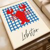 Animal Canvas Painting Color Lobster Fish Ocean Poster Home Living Room Bedroom Bar Cafe Art Decor Wall Decor