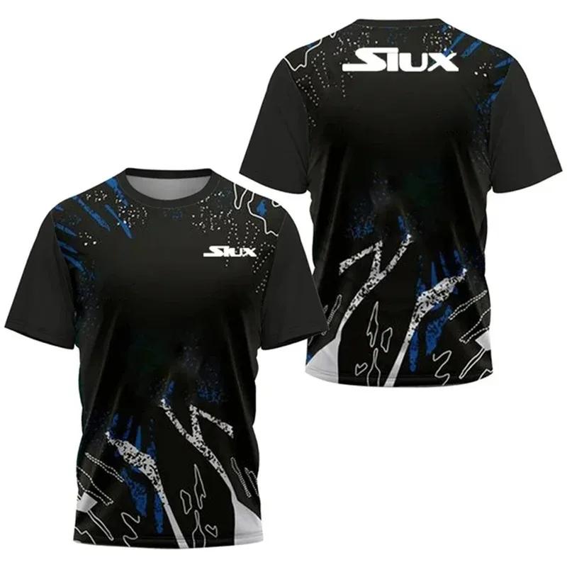 Nueva Camiseta de Secado Rápido SIUX para Hombre Verano Sudor Running Sudadera Sudor Manga Corta Transpirable Bádminton Tenis Voleibol Tops Deportivos