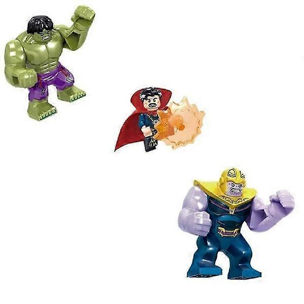 16 Pcs Superhero Action Figures Minifigures Building Blocks Toy Set 34044