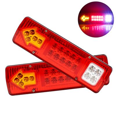 Luci di Retromarcia Gruppo Luci Auto 19LED Luci Posteriori Per Rimorchio Camion Barca Camion Luci di Stop Impermeabile Indicatore di Direzione 12V 24V