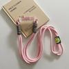 Cartoon Dog Rabbit Phone Crossbody Chain Stand Back Clip Holder Detachable Neck Strap Hanging Rope Adjustable