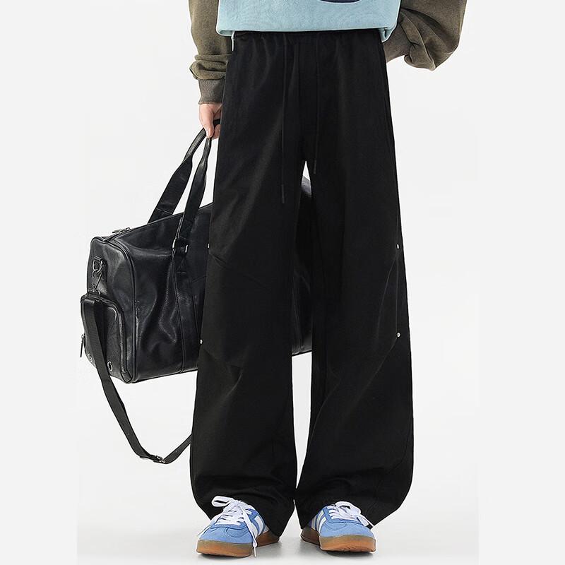 Fingercroxxit Men's Loose Fit Cargo Pants