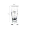 1 pezzo INS Stampa Tazza Trasparente Fiore di Libbra Tazza di Vetro Stile Nordico Colazione Latte Succo di Vetro Resistente Al Calore Caffè Tè Tazza di Acqua