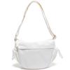 2026 Lightweight Nylon Dumpling Crossbody - Women’s Water-Repellent PVC Transparent Sports Bag with Dopamine Colors.