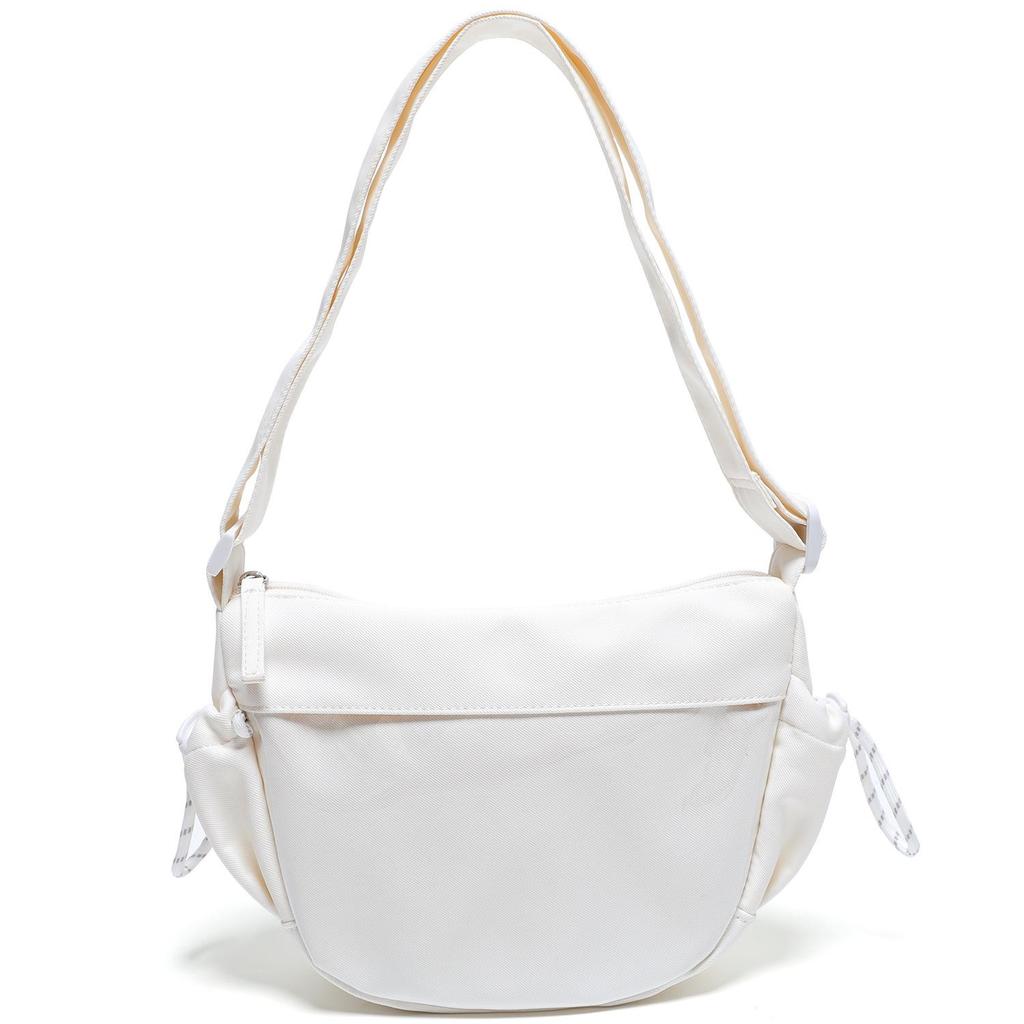 2026 Lightweight Nylon Dumpling Crossbody - Women’s Water-Repellent PVC Transparent Sports Bag with Dopamine Colors.