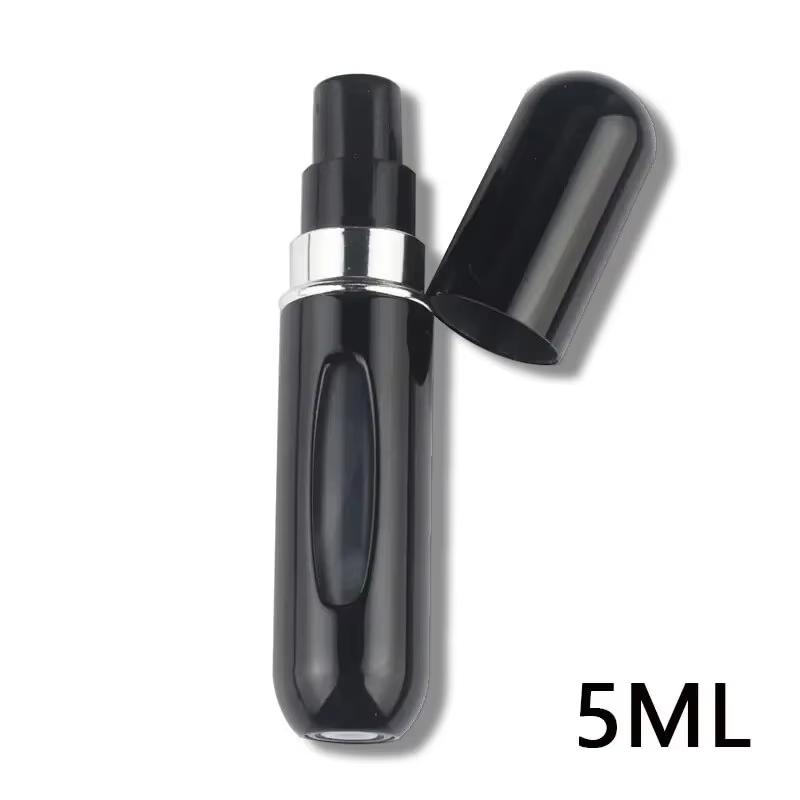 

3/5pcs 5ml Bottom-fill Perfume Refillable Liquid Container for Cosmetics Fragrance Spray Dispenser Press Type Portable Bottle