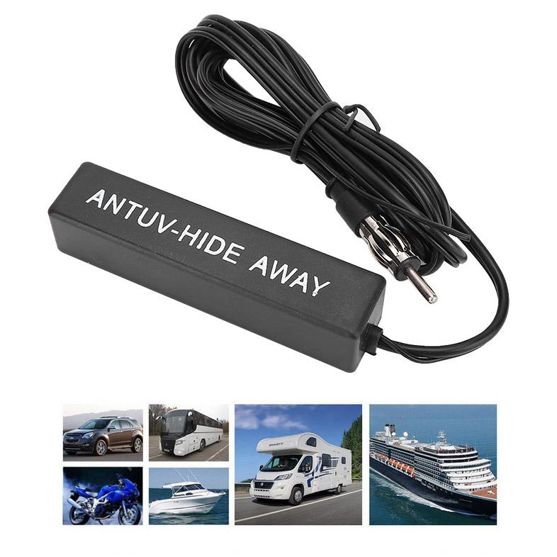 12V Universal Electronic Stereo AM FM Radio Hidden Amplified Antenna for Car Ship RV